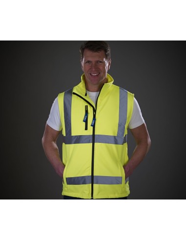 YOK-HV006-Hi-Vis Softshell Gilet